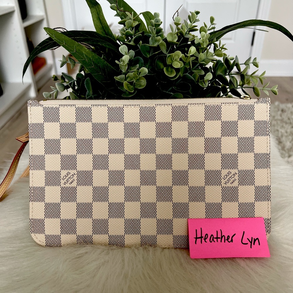 Louis Vuitton Azur Neverfull Pouch
